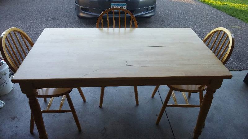Table and chairs