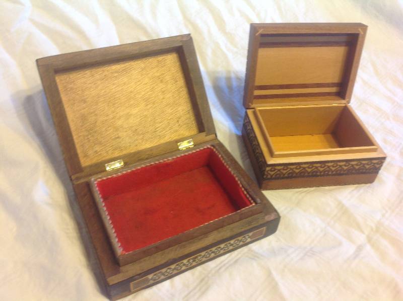 Inlay Wood Boxes
