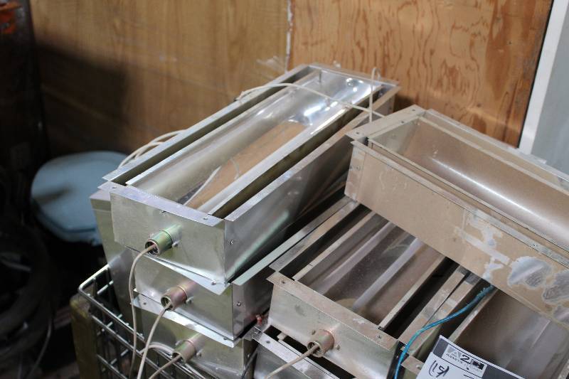 lot 93 image: Lot of (15) Infrared Heaters for Drying Booth 7 x 20 x 3.