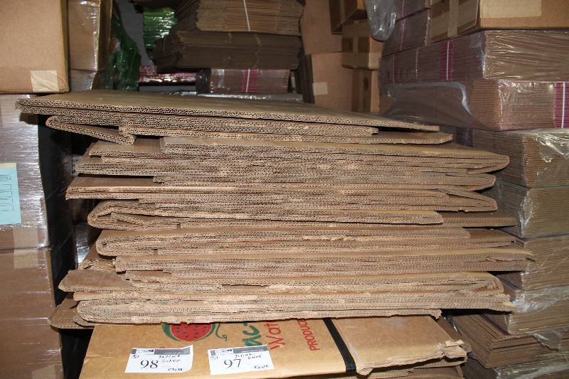 lot 98 image: Lot of (5) Gaylord Cardboard Boxes Folded.