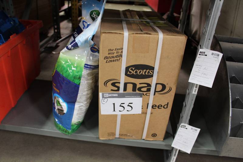 lot 155 image: Box Lot of (2) Scotts Snap Pac Fertilizer wCrabgrass Preventer.