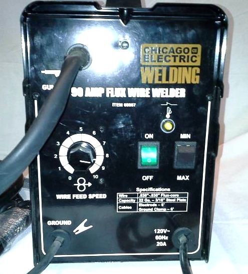 90 Amp-AC, 120 Volt, Flux Cored Welder