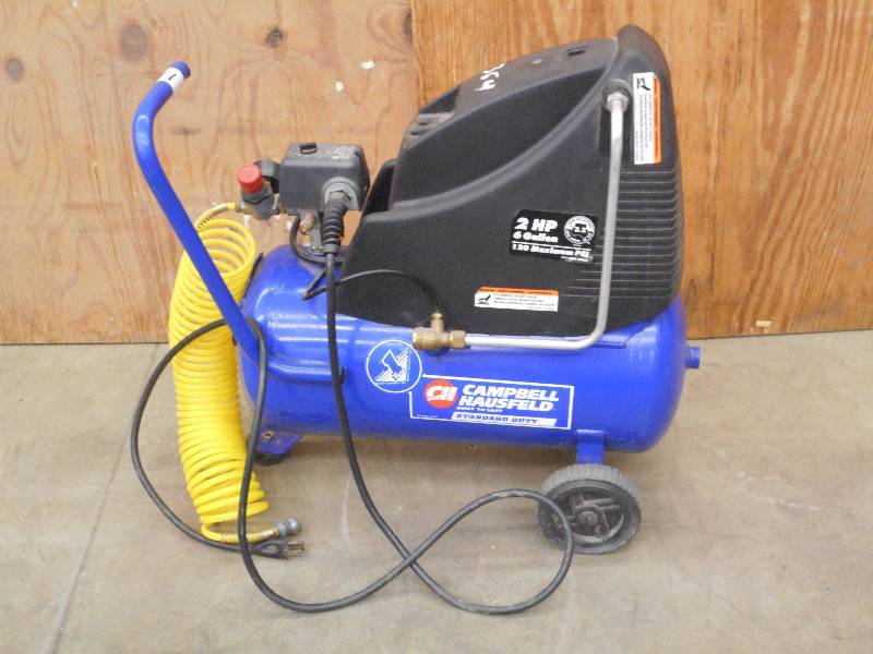 lot 11 image: Campbel Hausfeld 6-Gallon 120PSI Ai...
