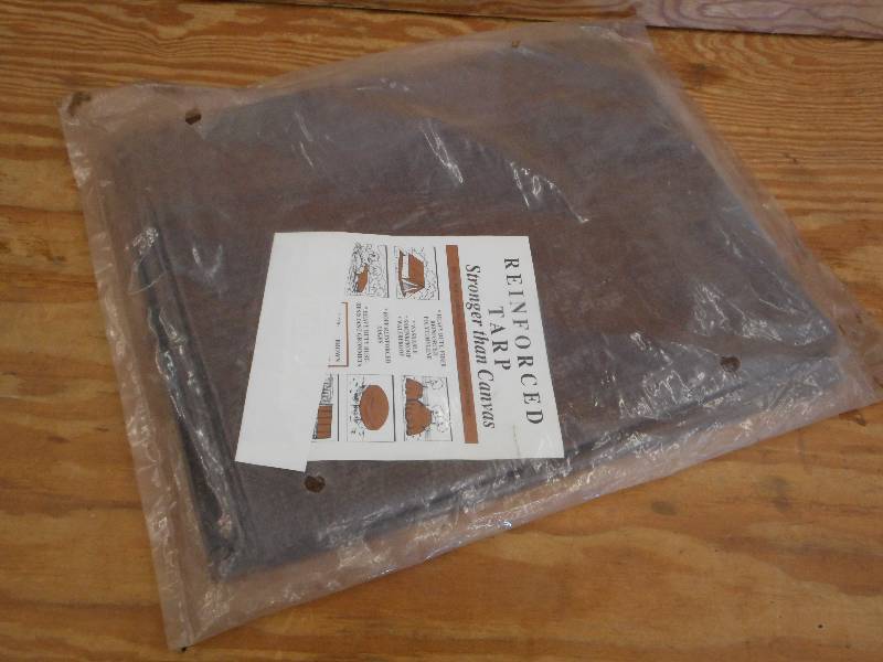 lot 17 image: Unused 6x8 Poly Tarp ...