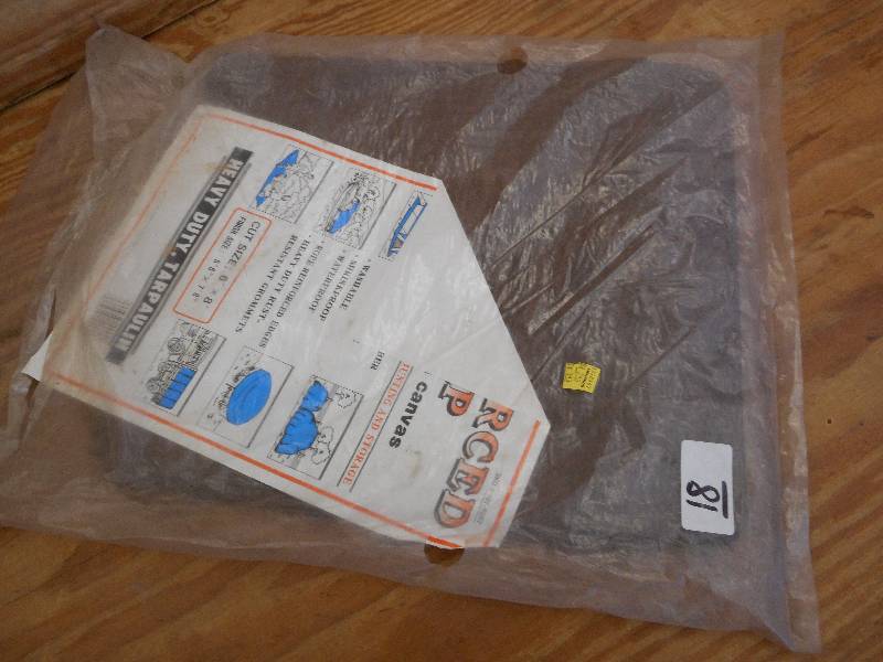 lot 18 image: Unused 6x8 Poly Tarp ...