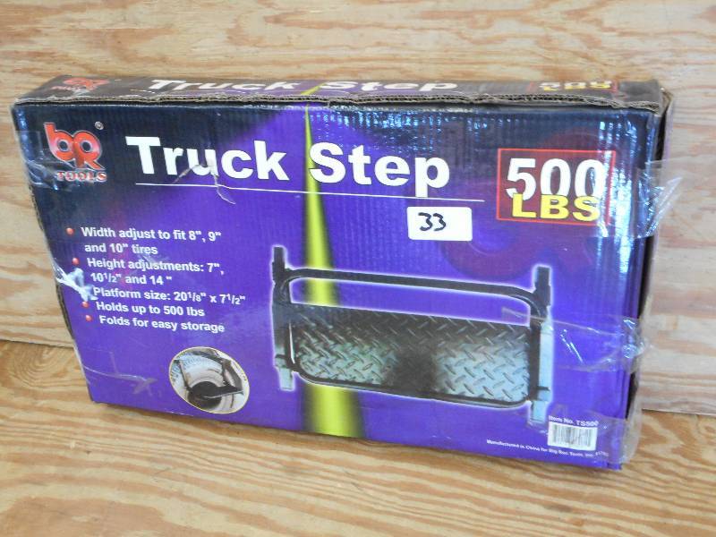 lot 33 image: Unused BR-Tools 500# Truck Step ...