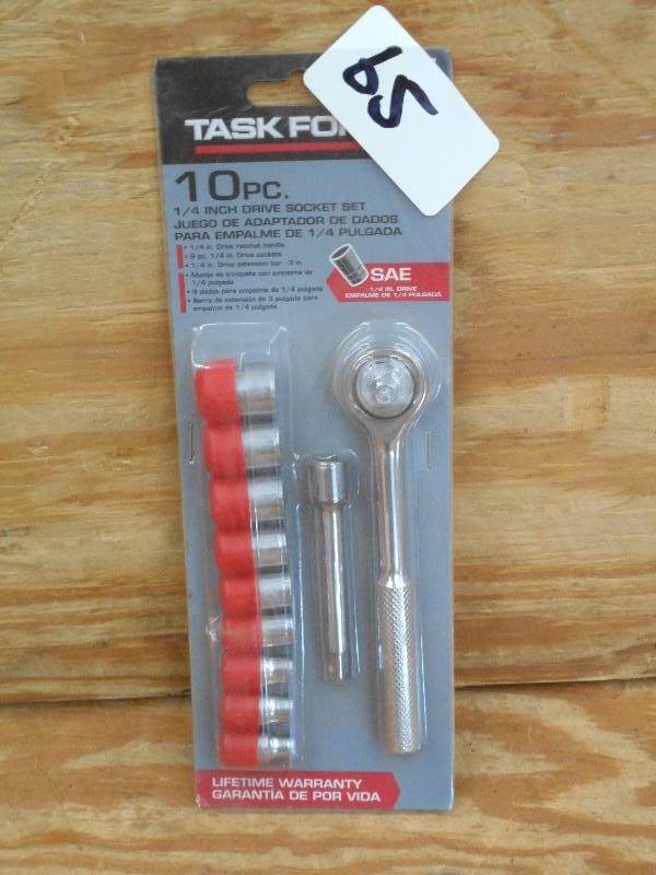 lot 65 image: Unused TaskForce 10-Piece 14-Driv...