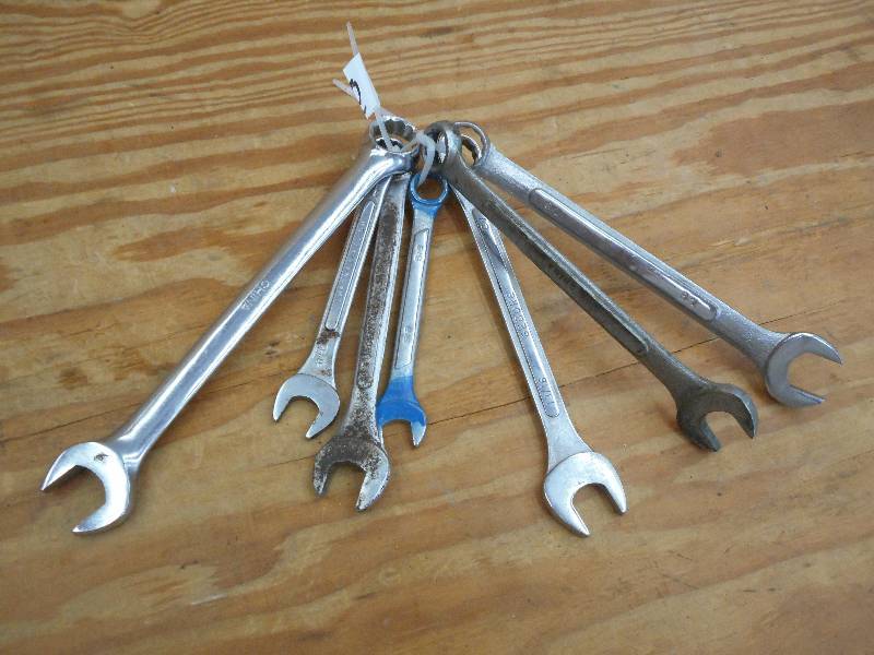 lot 80 image: 7-Piece SAE Wrench Set ...