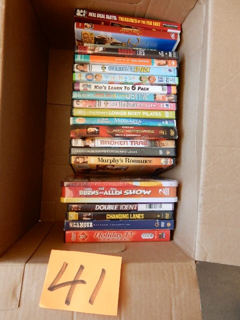lot 41 image: Misc. DVDS