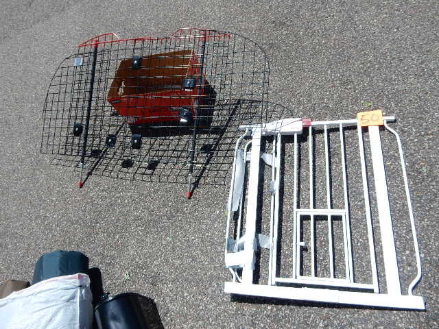 lot 50 image: Pet Gate and Pet Car Barricade