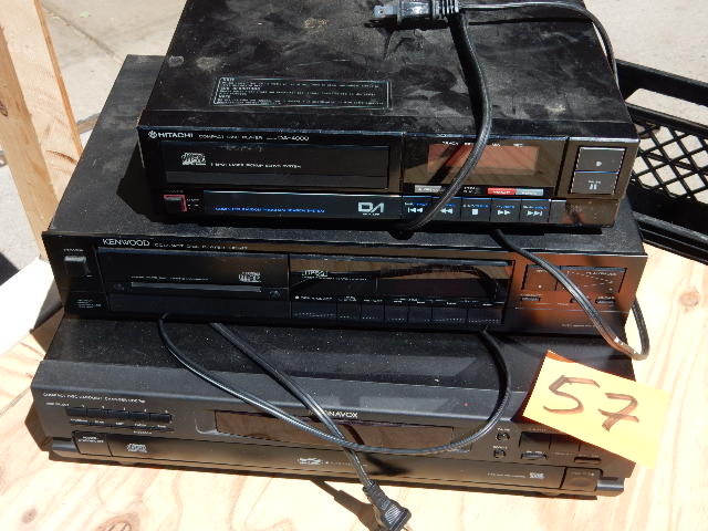 lot 57 image: 3 CDDVD players