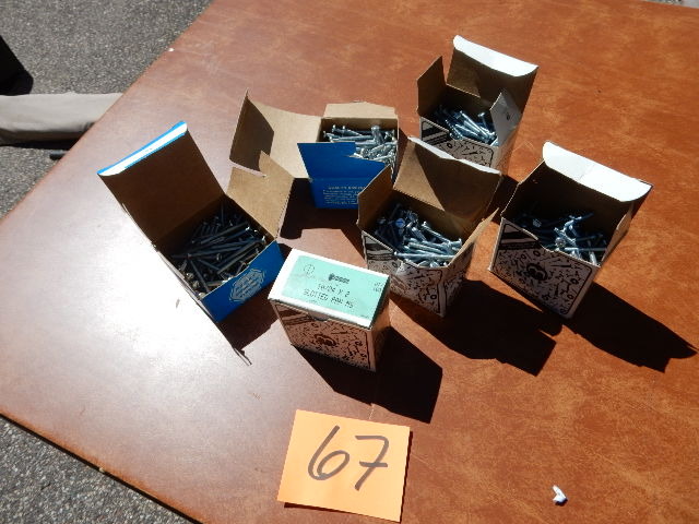 lot 67 image: Slotted Screws