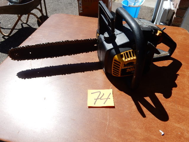 lot 74 image: McCoullough 14 in Gas Chain Saw