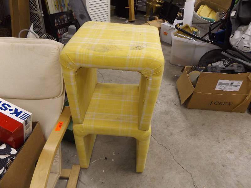 lot 516 image: Yellow Stools