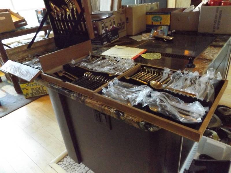 lot 179 image: Two Full Silverware Sets