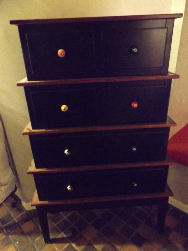 lot 373 image: Chest of Drawers with Pool Table Motif