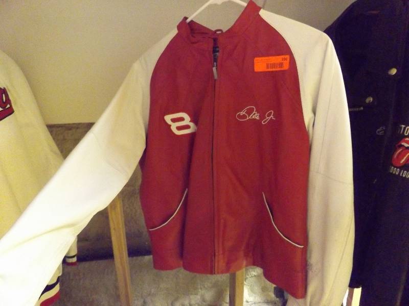 lot 396 image: Dale Earnhardt JR Leather Jacket