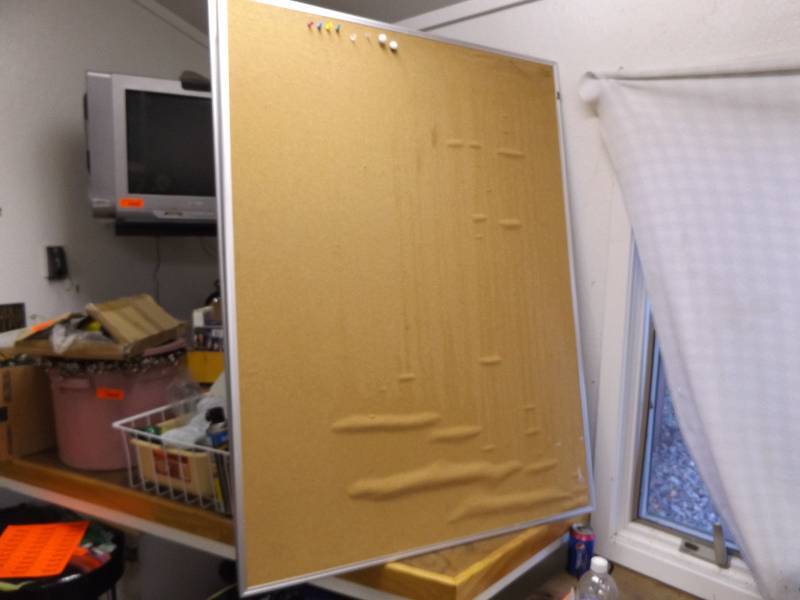 lot 328 image: 2 Large Cork Boards