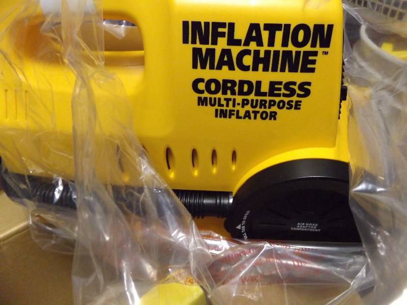 lot 235 image: Cordless Inflation Machine