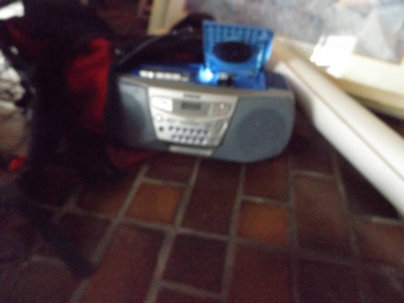 lot 191 image: Sony cd radio cassette Player, JanSport Backpack, Posters