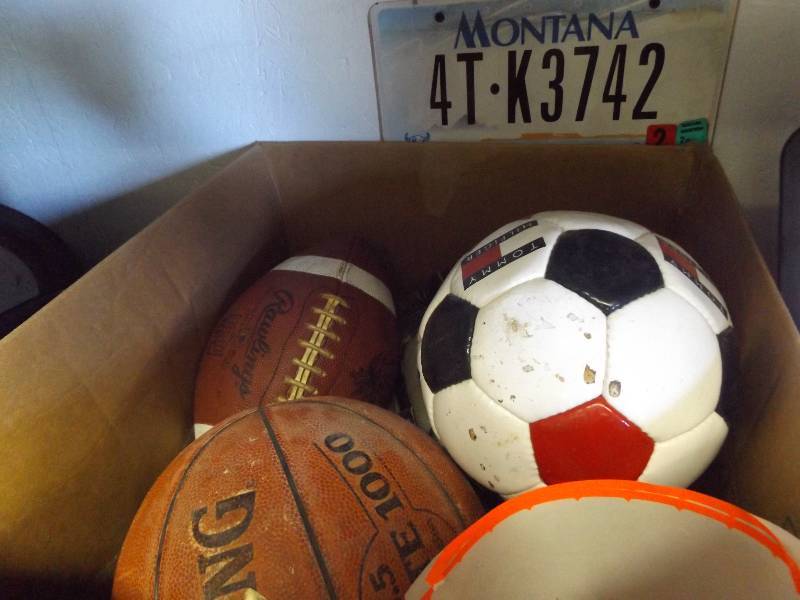 lot 477 image: Balls, Sports Equipment