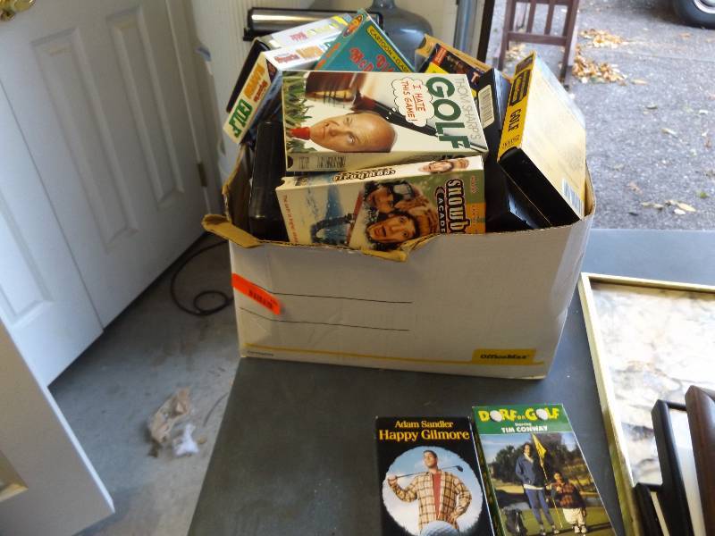 lot 109 image: Golf VHS Tapes