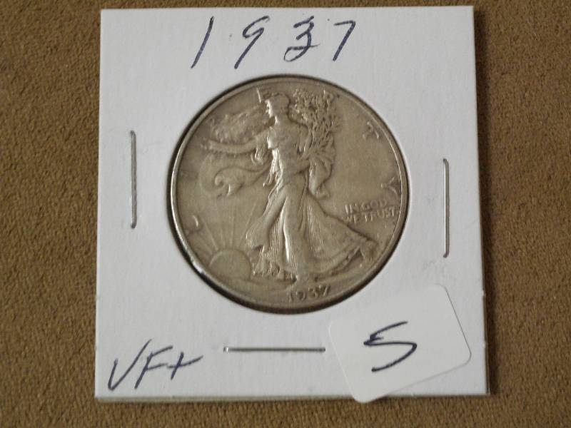 1937 Half, VFVF, Clear Line Detai...