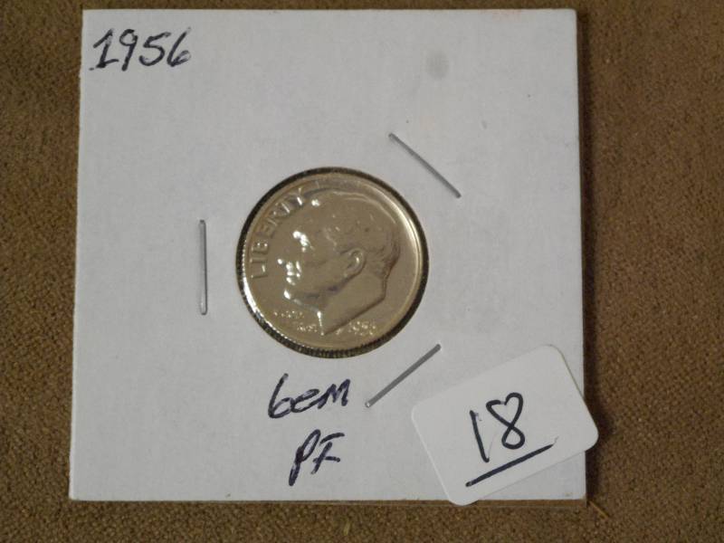 Roosevelt Silver Dime 1956 Proof C...