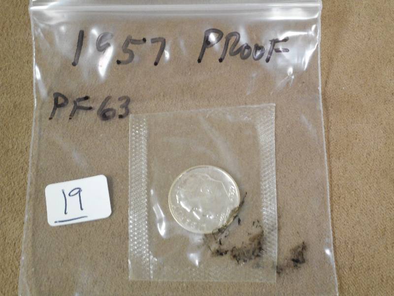Roosevelt Silver Dime 1957 Proof Ge...
