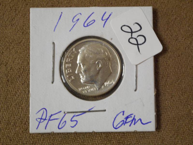 1964 Roosevelt Proof, Gem PF65...