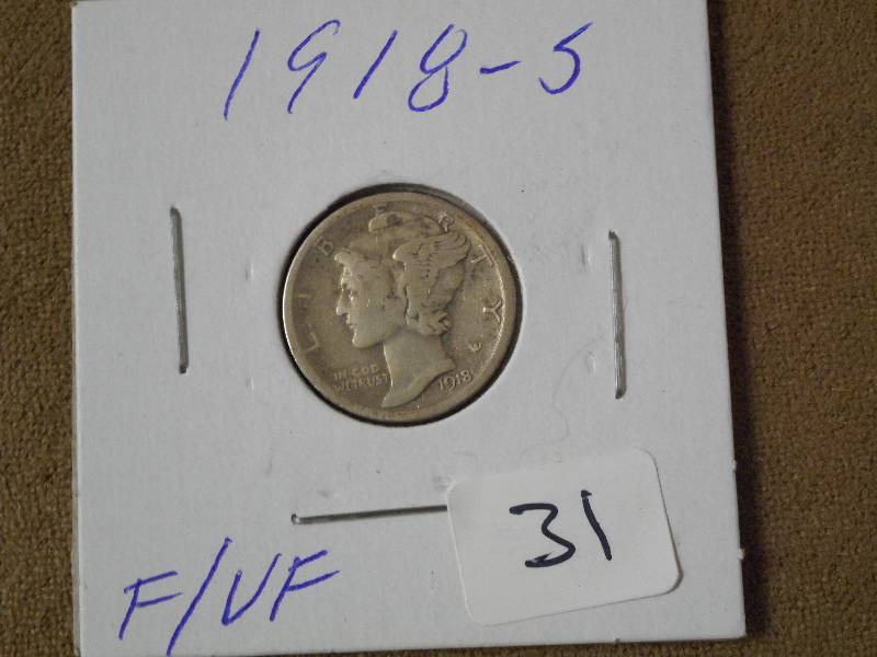 1918-S Mercury Dime ...