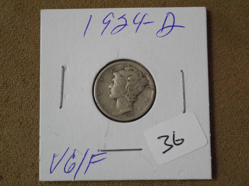 1924-D Mercury Dime ...