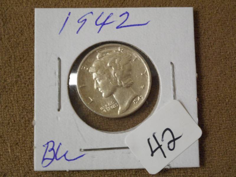 1942 Mercury Dime ...