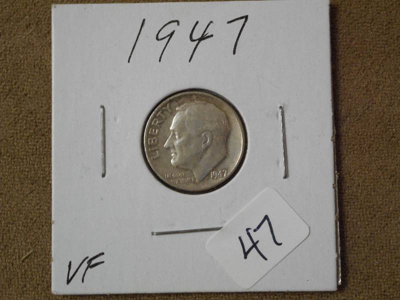 1947 Roosevelt Dime ...