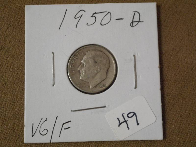 1950-D Roosevelt Dime ...