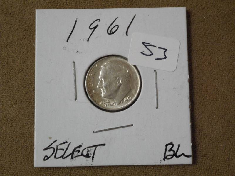 1961 Roosevelt Dime ...