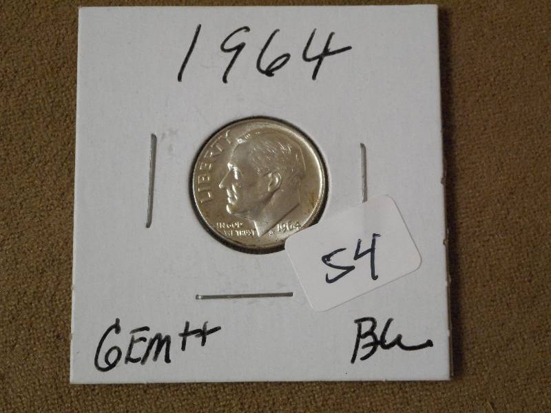1964 Roosevelt Dime ...