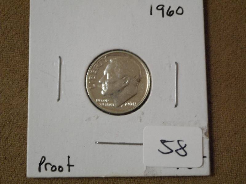 1960 Roosevelt Dime, Proof...