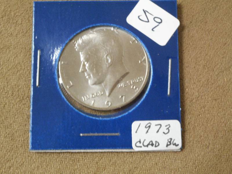 1973 Clad BU Kennedy Half Dollar ...
