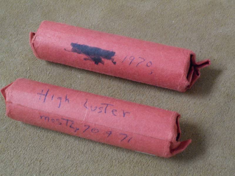 (2) Rolls Of Lincoln Pennies, (1) 1...
