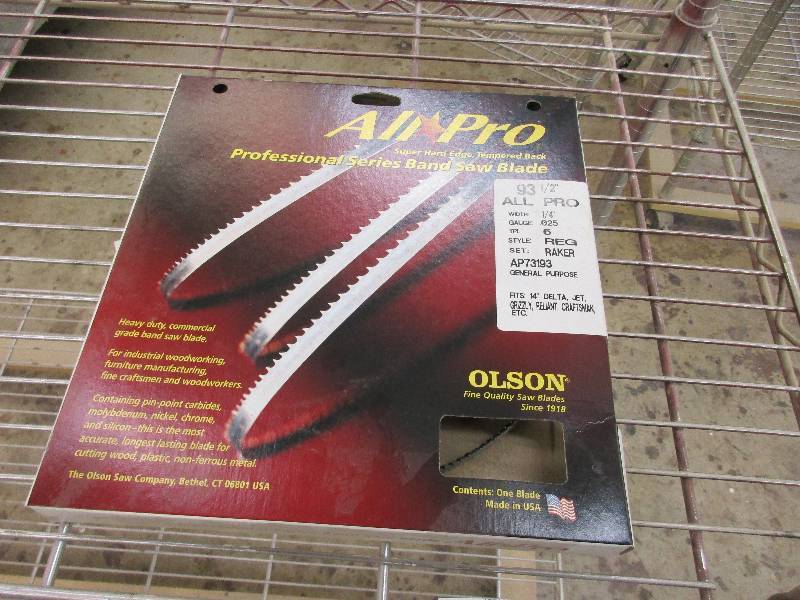 New Band saw blade