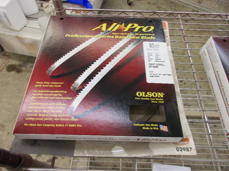 3 New Band saw blades, 18