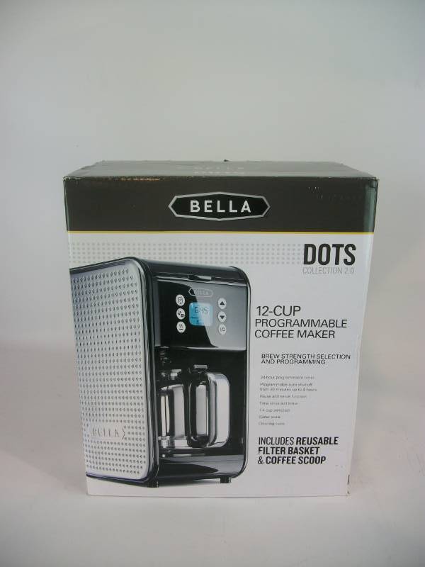 Bella Dots Collection 2.0 Programmable Coffee Maker