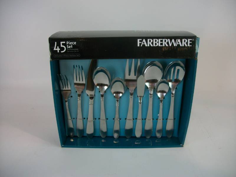 Farberware Annotto 45pc Flatware Set