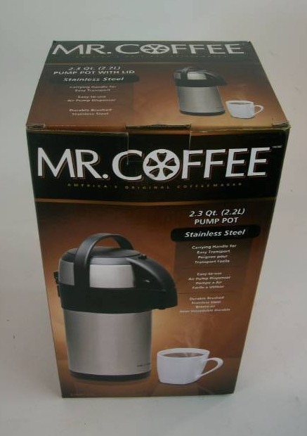 Mr. Coffee Pump Pot - 2.3 Qt