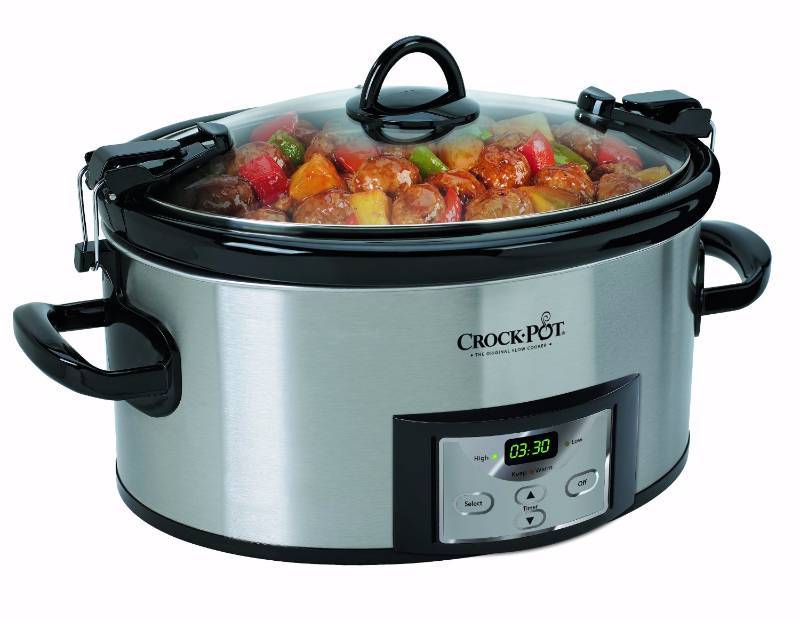 Crock-Pot Programmable Cook and Carry Oval Slow Cooker