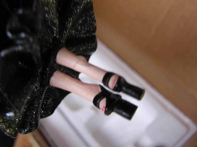 lot 91-COPY image: DANBURY MINT BARBIE FIGURINE (repaired)