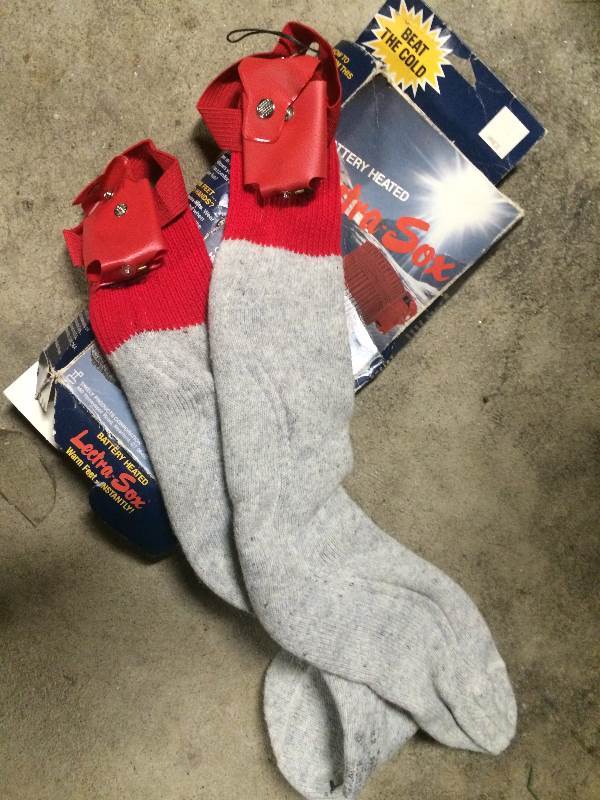 lot 29 image: electric socks