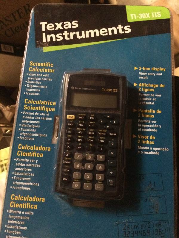 lot 38 image: new texas instruments calclator