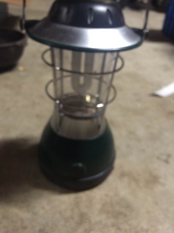 lot 44 image: battery camping lantern